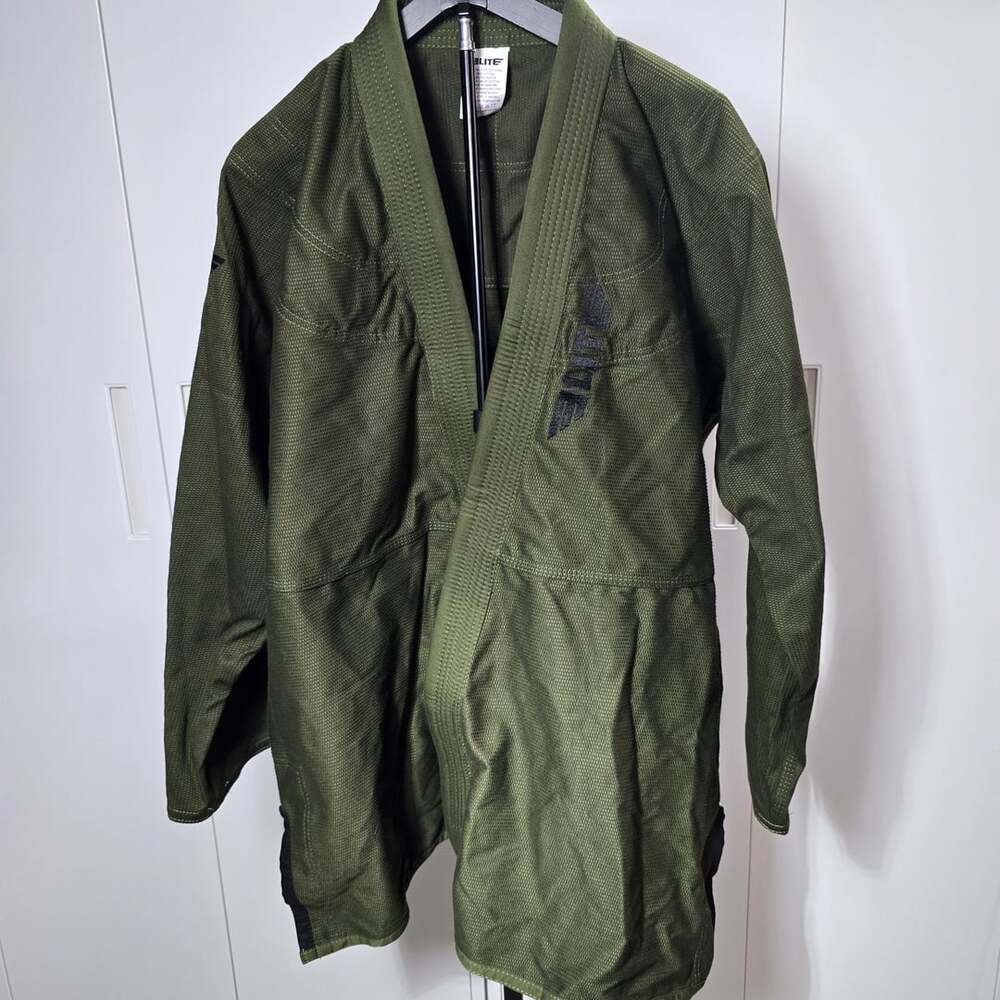 Elite Sports BJJ Jiu Jitsu Gi Olive Green